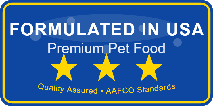 Made in USA pet food badge