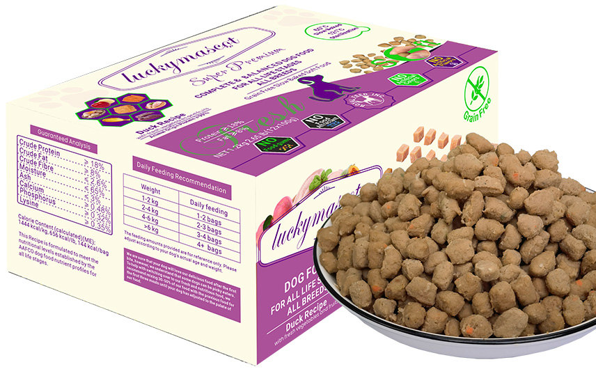 ROYAL FEED Duck Recipe Dog Food Packaging